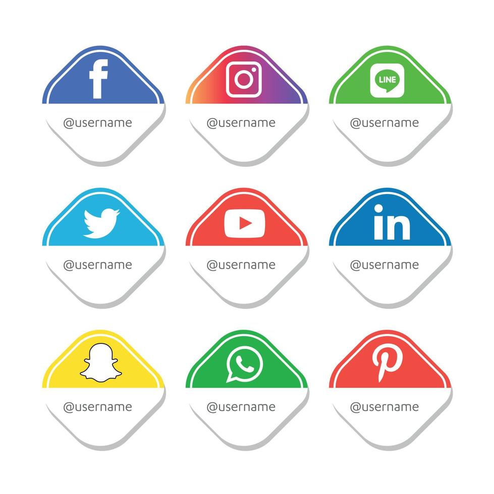 social media icone piatte tecnologia, rete. sfondo gruppo faccina sorridente vendita. condividi, mi piace, illustrazione vettoriale twitter, youtube, whatsapp, snapchat, facebook, instagram, tiktok, tok