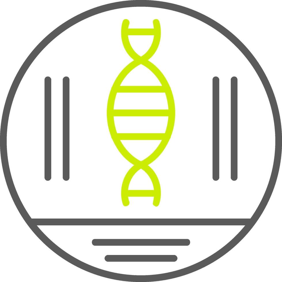 dna filo linea Due colore icona vettore