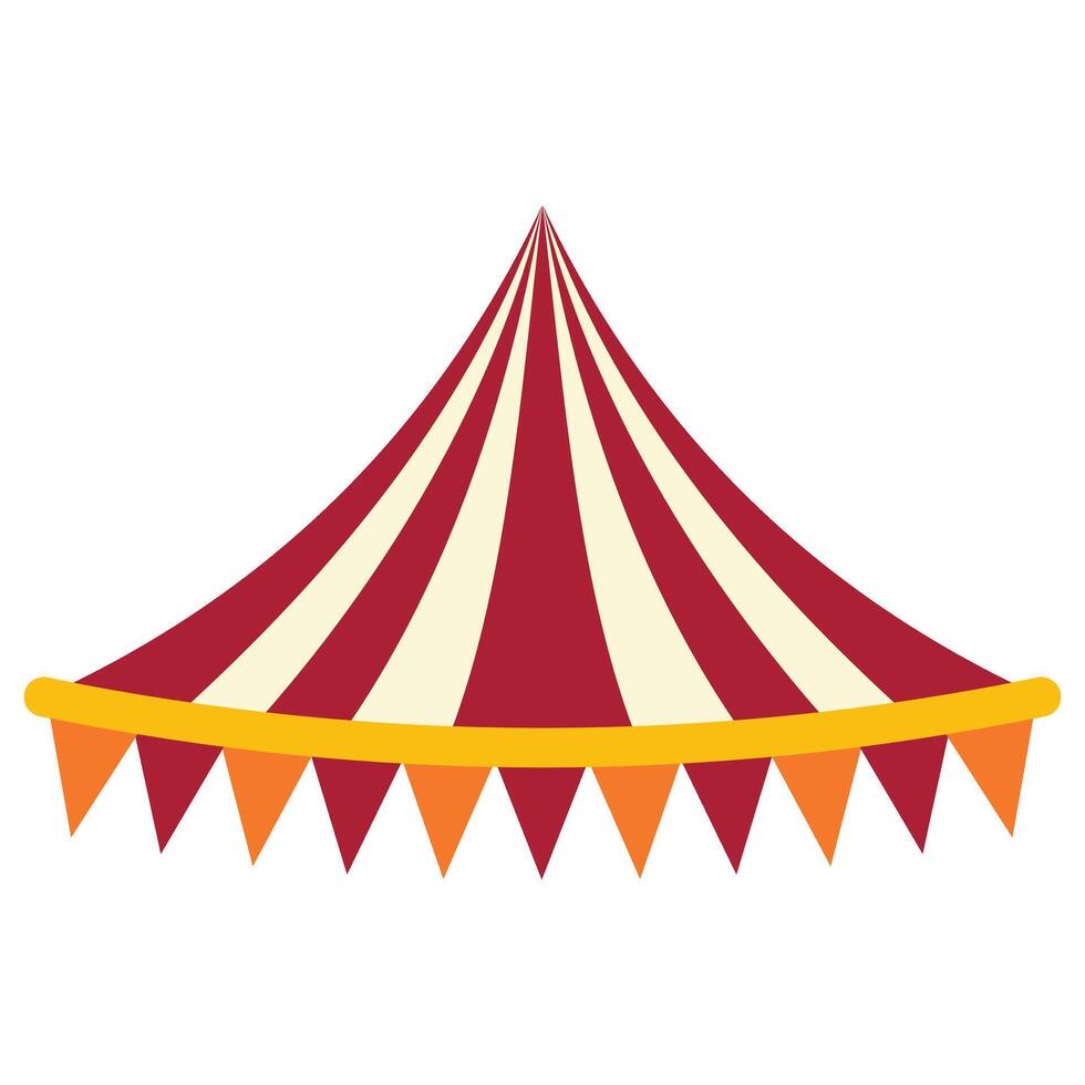 carnevale circo tenda vettore