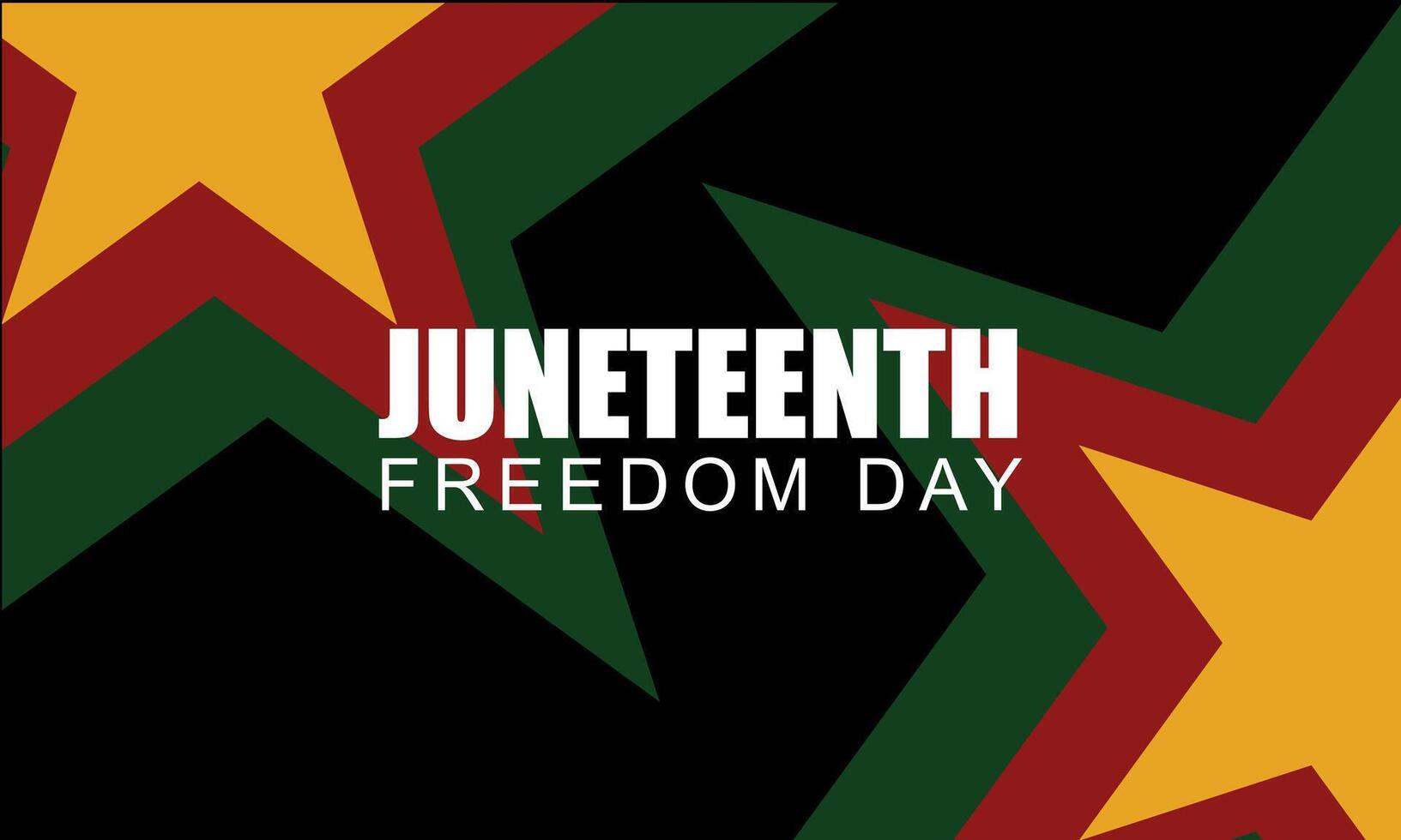 contento juneteenth giugno 19 la libertà giorno sfondo illustrazione vettore