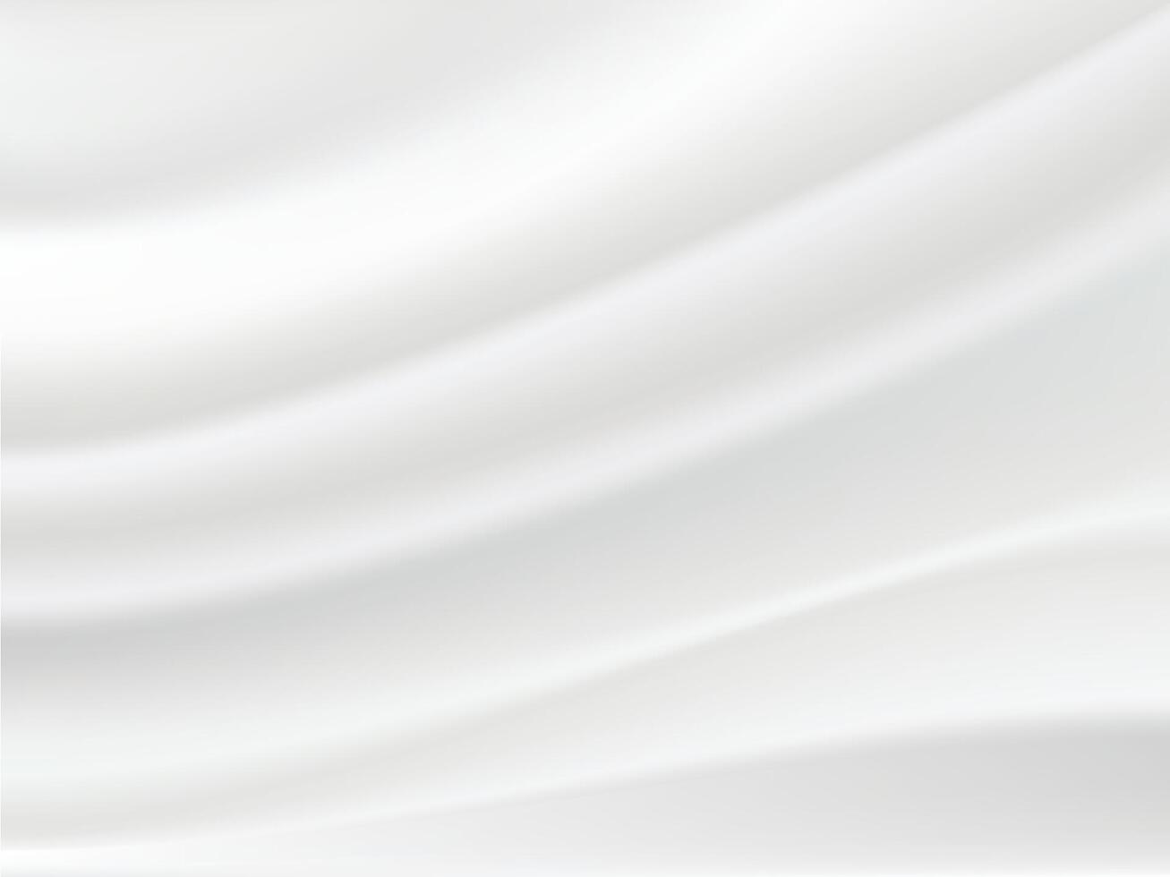 astratto sfondo lusso bianca stoffa o liquido onda astratto o bianca tessuto struttura sfondo. stoffa morbido onda. pieghe di raso, seta, e cotone. uso per bandiera. vettore