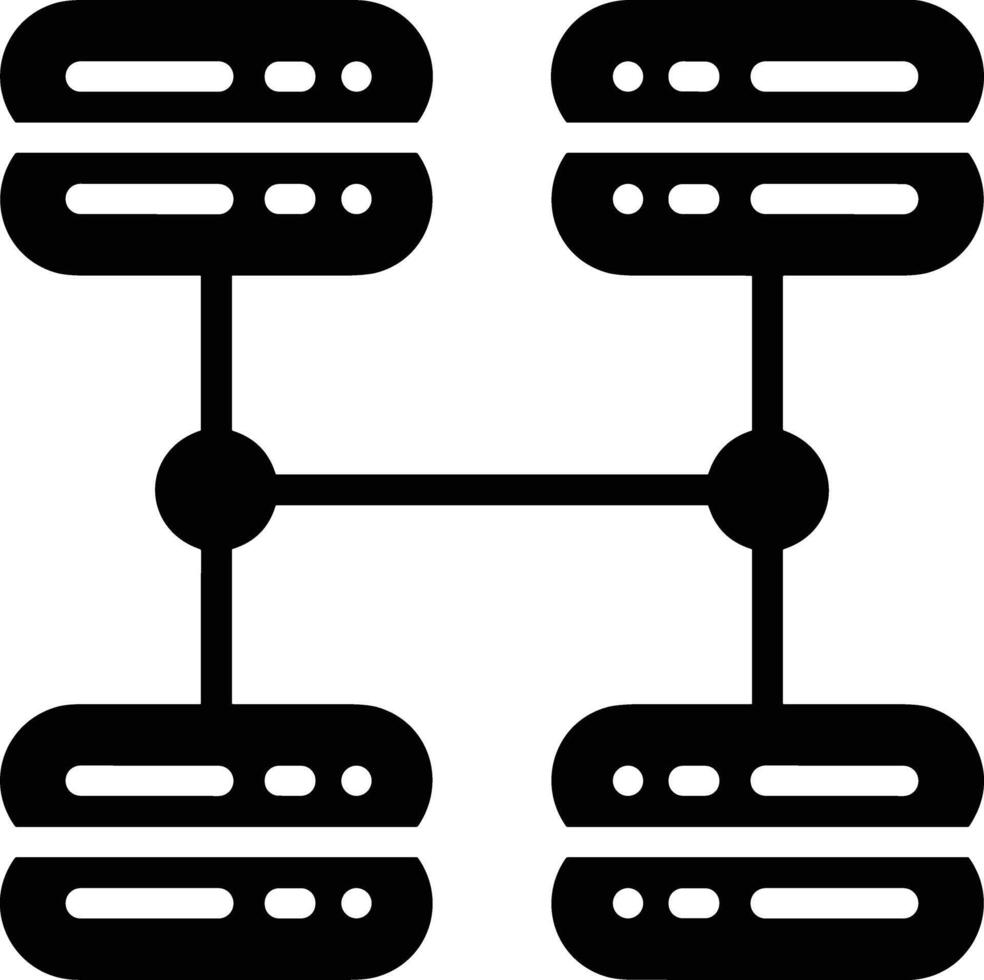 Conservazione dati icona simbolo Immagine per Banca dati illustrazione vettore