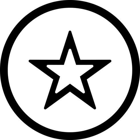 Icona stella vettoriale