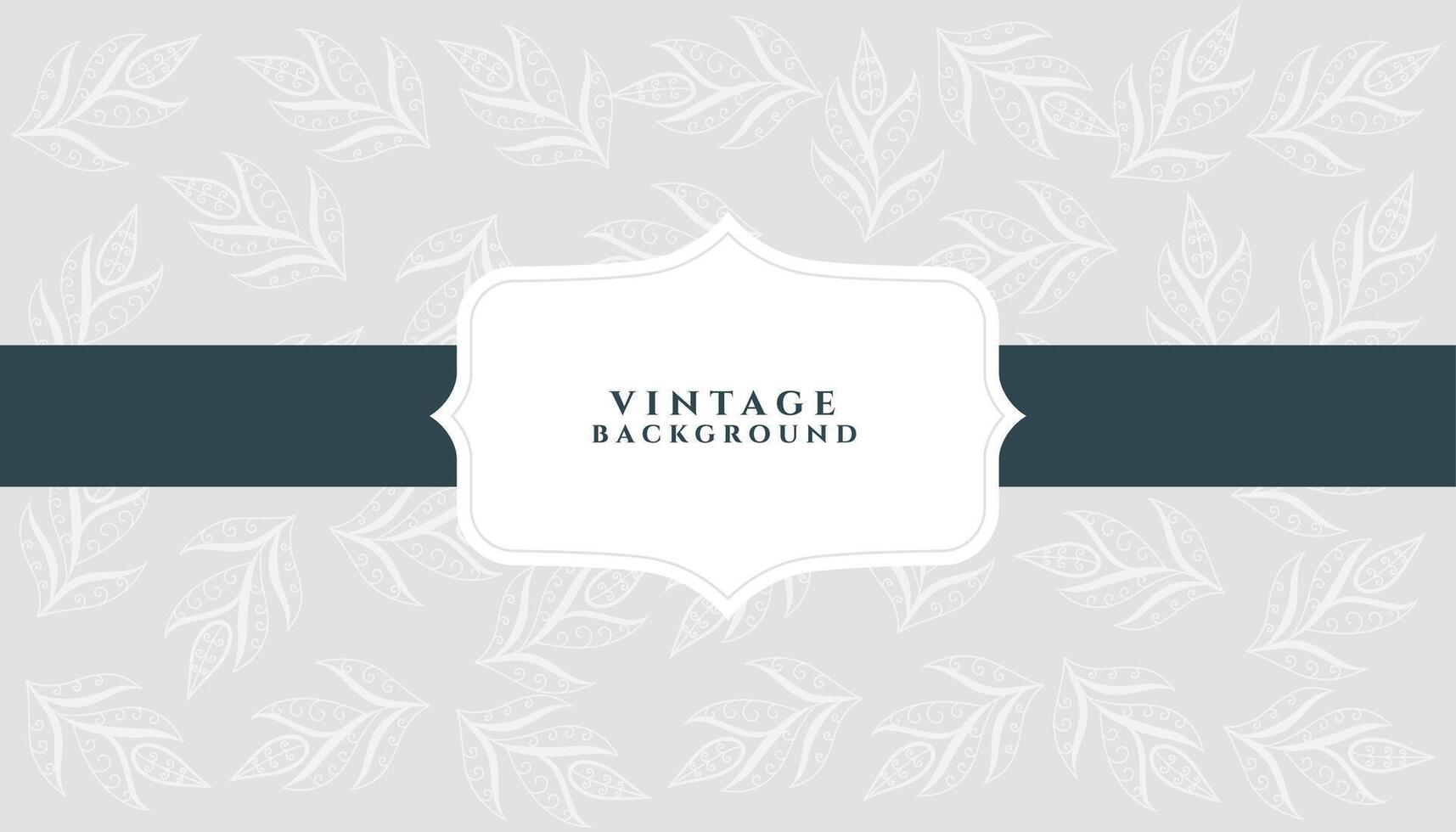 elegante Vintage ▾ ornamentale floreale fondale per invito carta design vettore