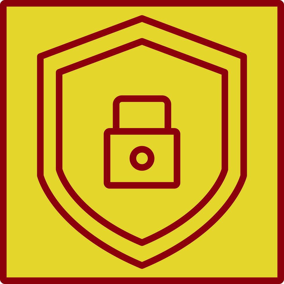 App sicurezza Vintage ▾ icona design vettore