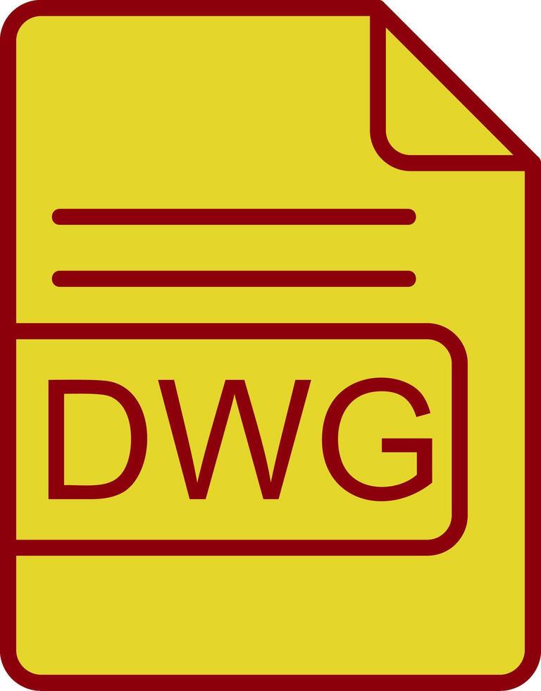 dwg file formato Vintage ▾ icona design vettore