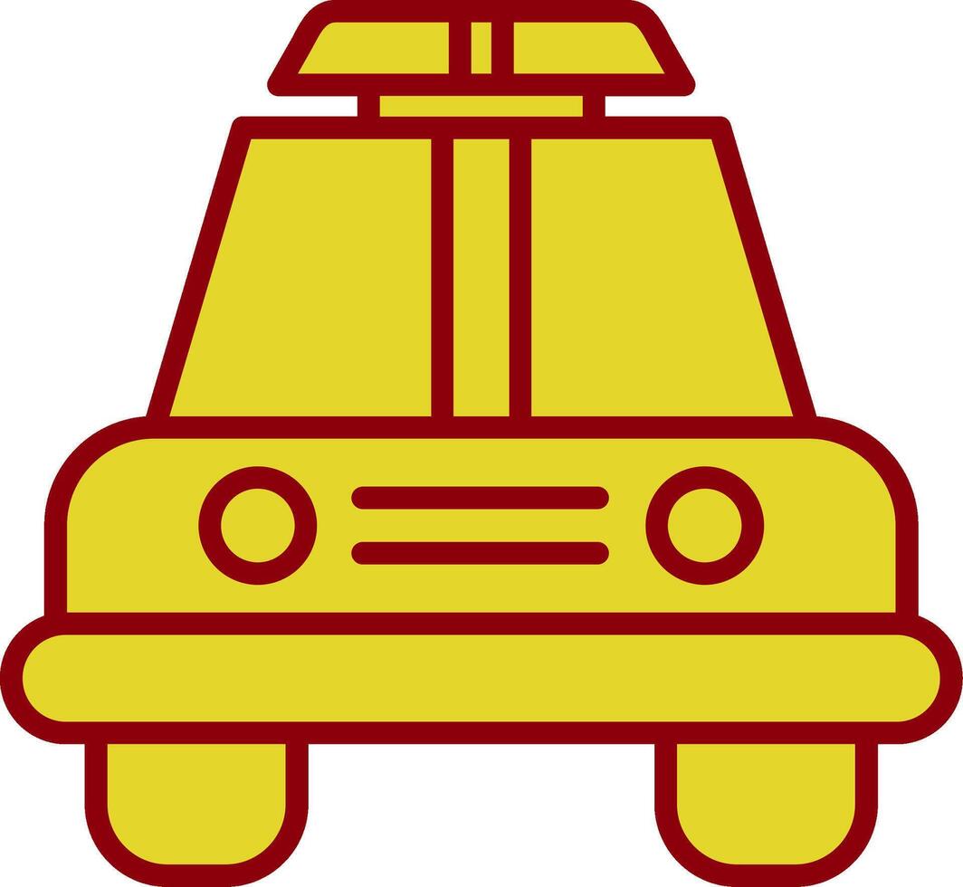 polizia auto Vintage ▾ icona design vettore