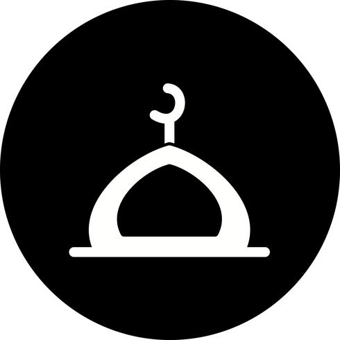 Icona della moschea vettoriale