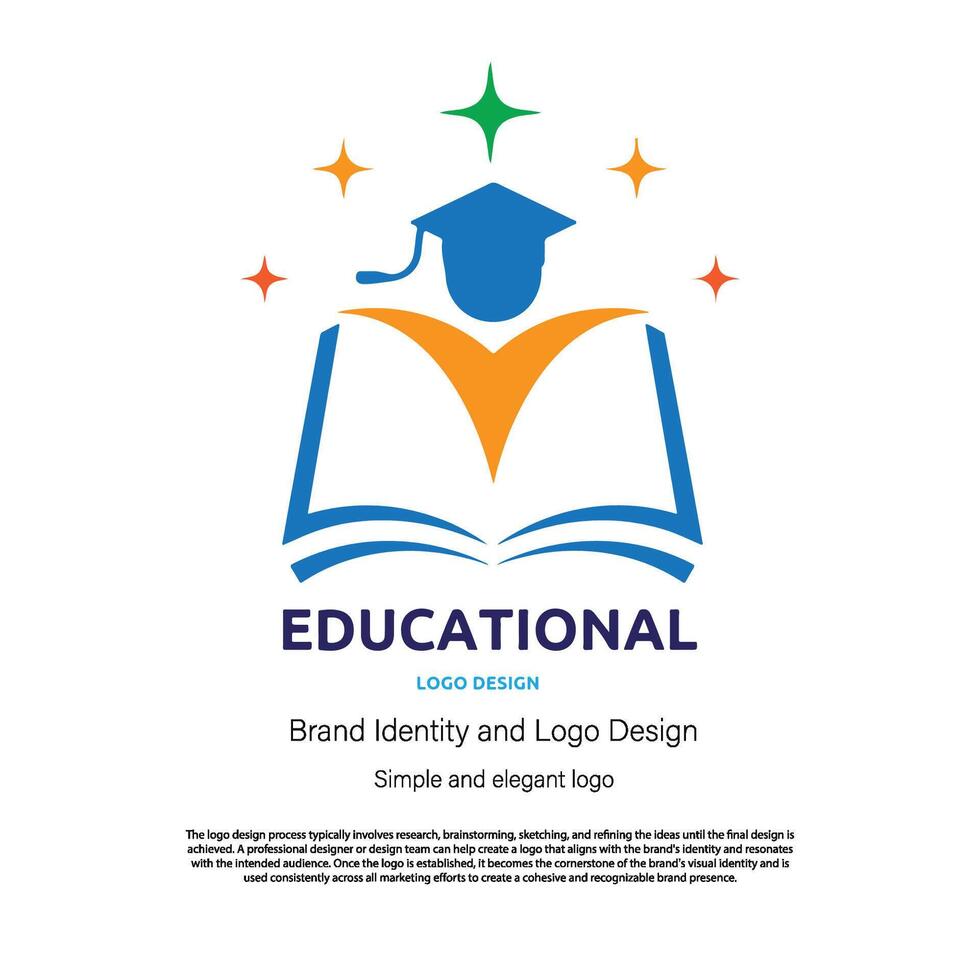 insegnamento, formazione scolastica, e studia logo design per grafico progettista o ragnatela sviluppatore vettore