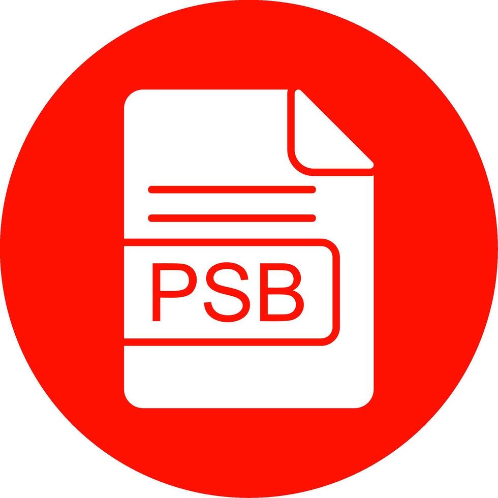 psb file formato Multi colore cerchio icona vettore