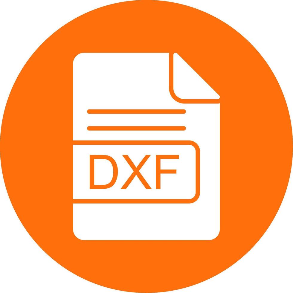 dxf file formato Multi colore cerchio icona vettore