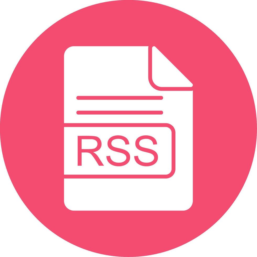 rss file formato Multi colore cerchio icona vettore