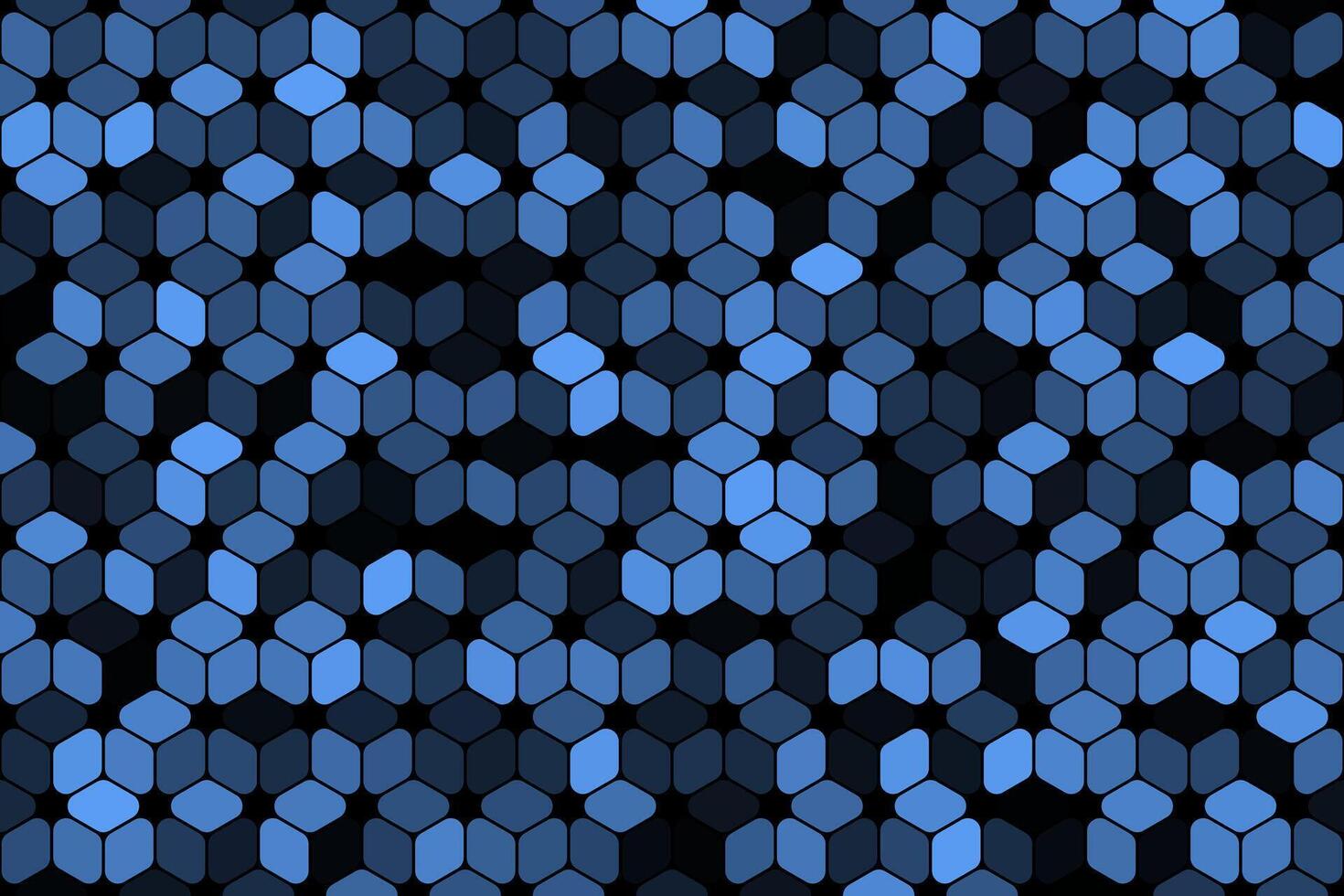 blu astratto cubi geometrico modello sfondo vettore