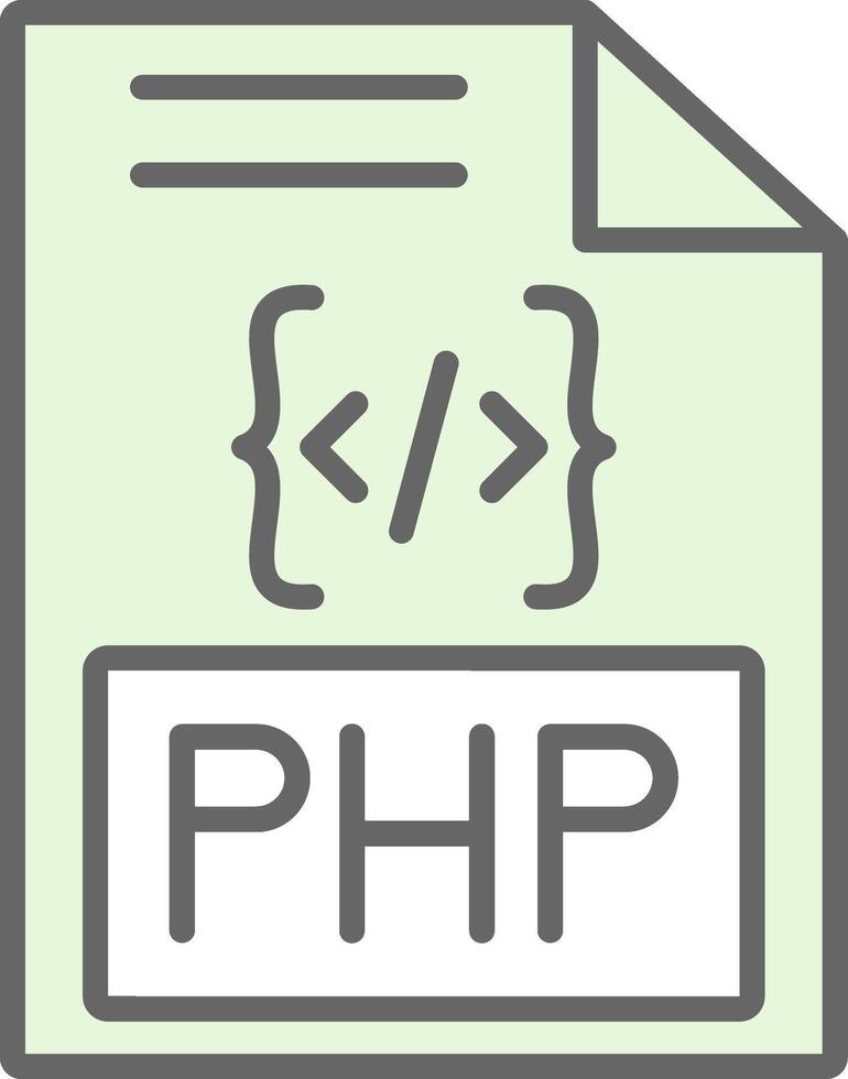 php fillay icona design vettore