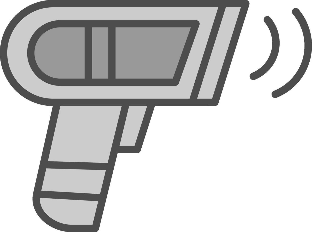 codice a barre scansione linea pieno in scala di grigi icona design vettore