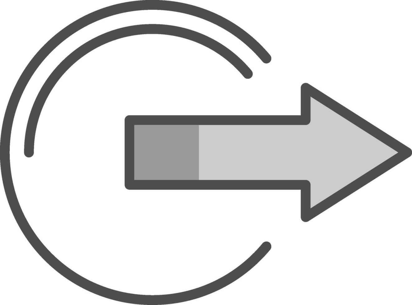 disconnettersi linea pieno in scala di grigi icona design vettore