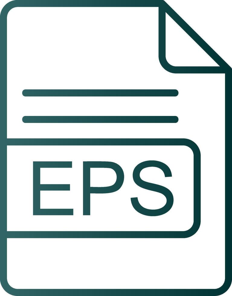 eps file formato linea pendenza icona vettore