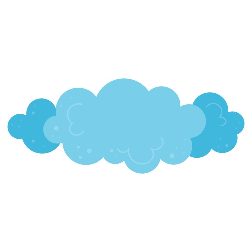 nuvole blu. concetto di asilo nido per bambini. vettore