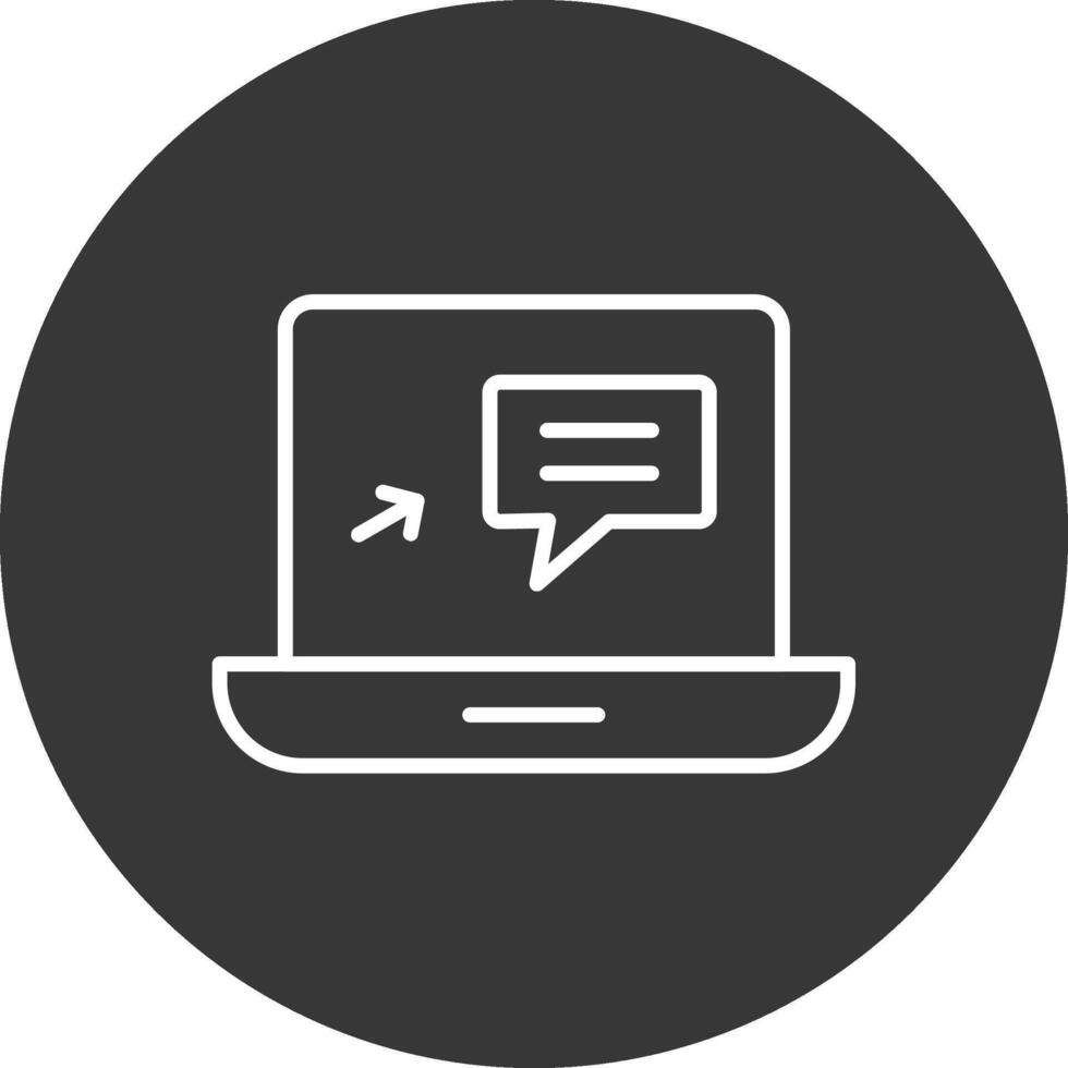 e-commerce linea rovesciato icona design vettore