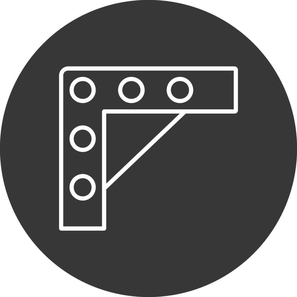 supporto linea rovesciato icona design vettore