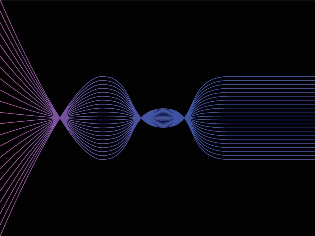 sfondo ondulato, sfondo della linea d'onda, illustrazione dello spettro vettore