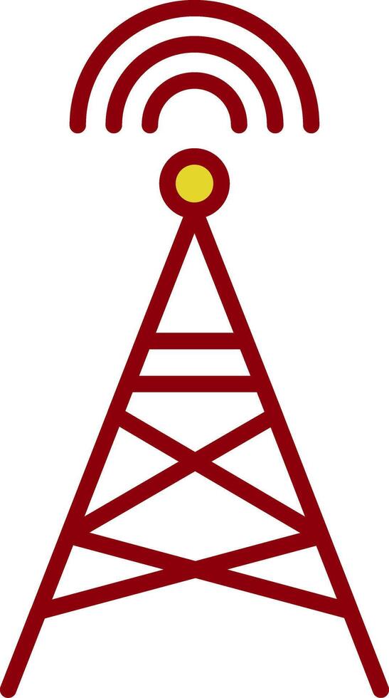 Radio Torre Vintage ▾ icona design vettore