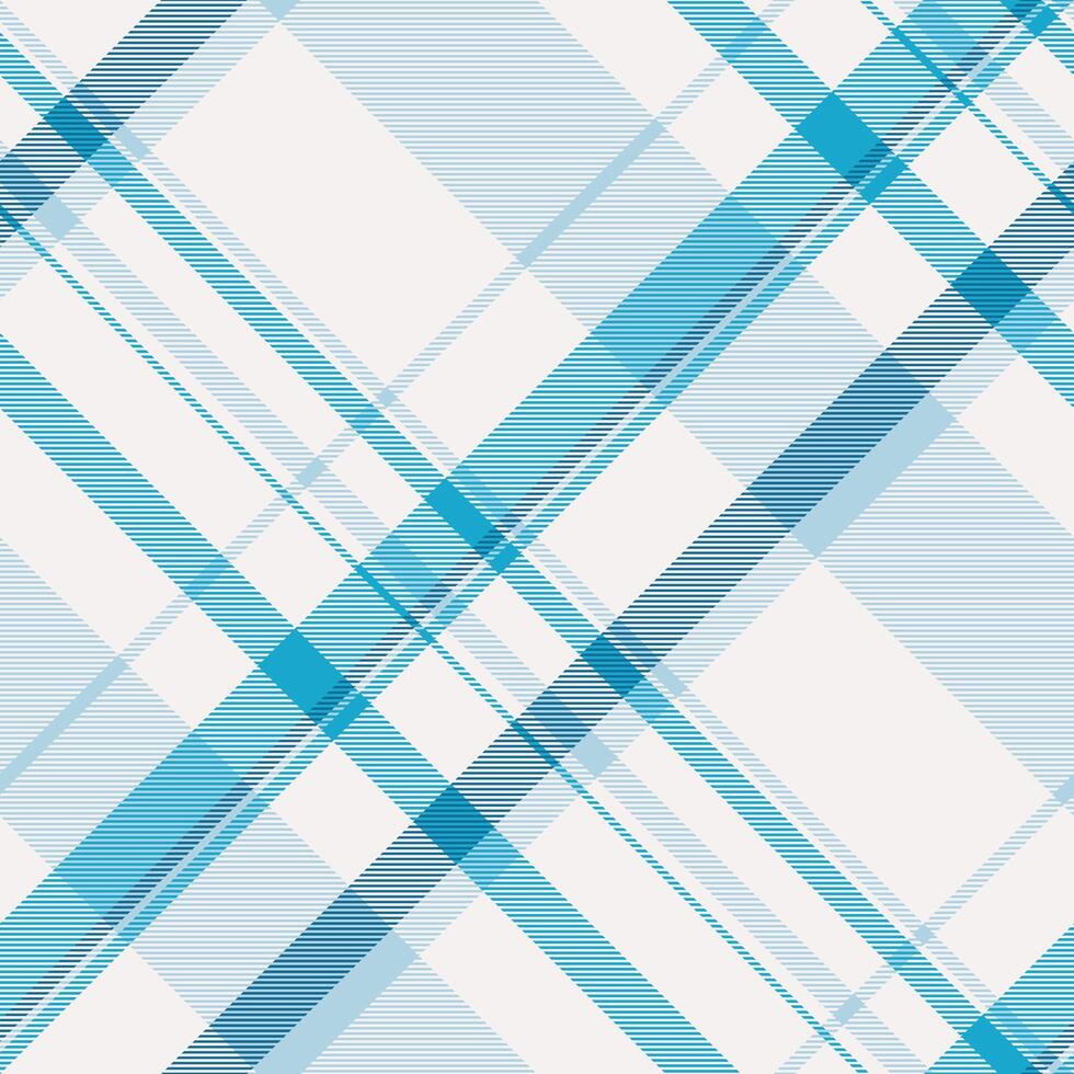 installazione plaid dai un'occhiata, eleganza sfondo tartan tessuto. simpatico tessile senza soluzione di continuità struttura modello nel bianca e leggero blu colori. vettore