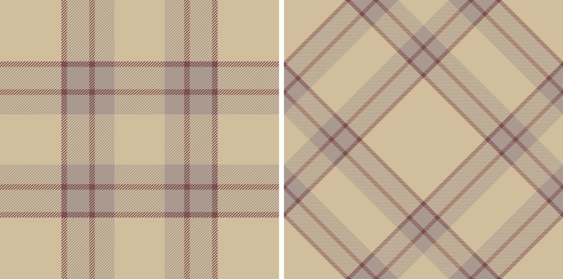 dai un'occhiata tessile tessuto di senza soluzione di continuità sfondo con un' tartan modello struttura plaid. vettore