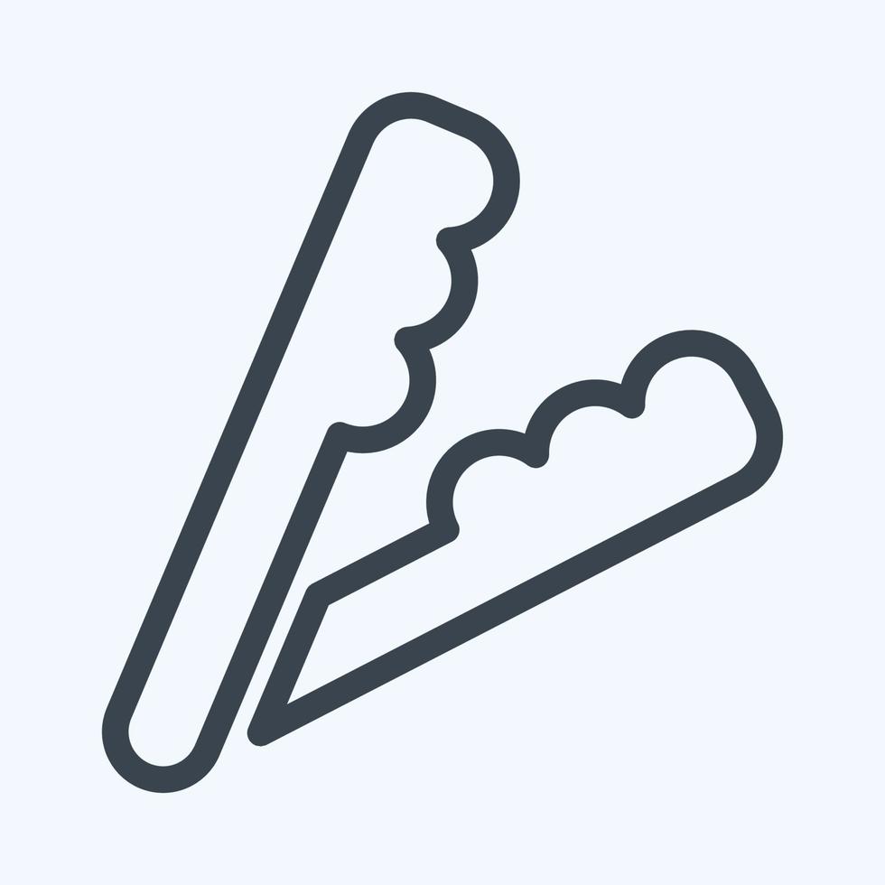 icona utensile 1 - stile linea - illustrazione semplice, tratto modificabile. vettore