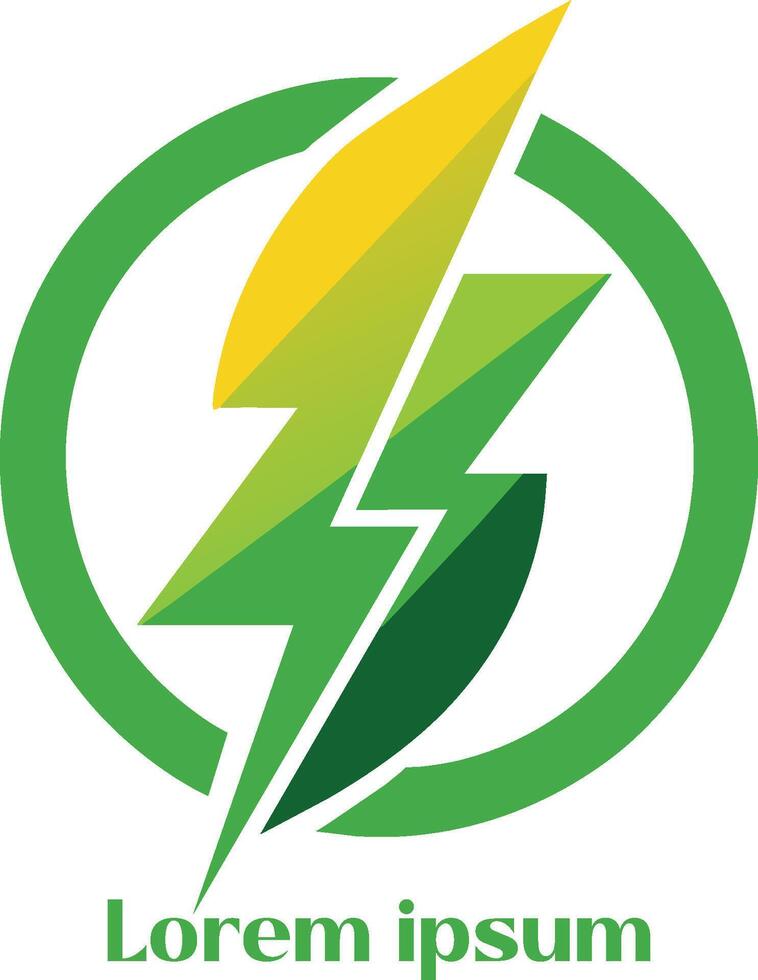 rinnovabile energia risorse logo ambiente amichevole energia risorse logo eco amichevole leggero logo vettore