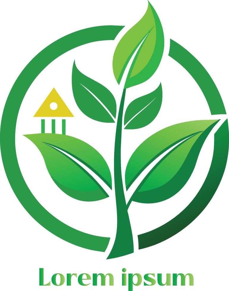 rinnovabile energia risorse logo ambiente amichevole energia risorse logo eco amichevole leggero logo vettore