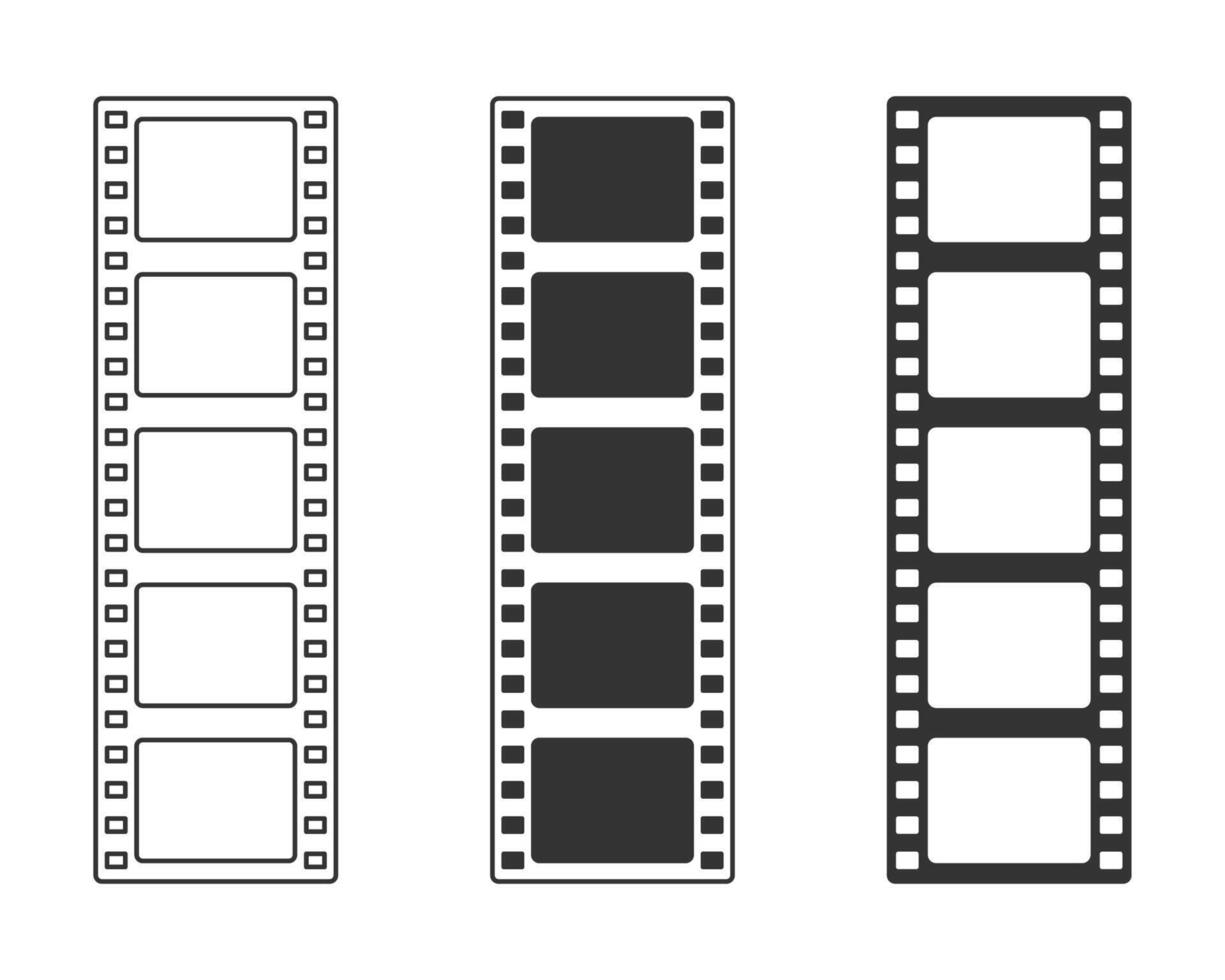 cinema striscia icona. illustrazione. vettore