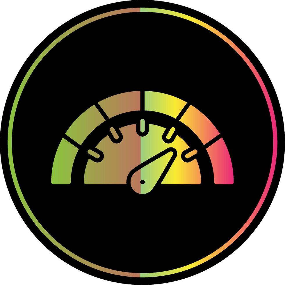 valutare glifo dovuto colore icona design vettore