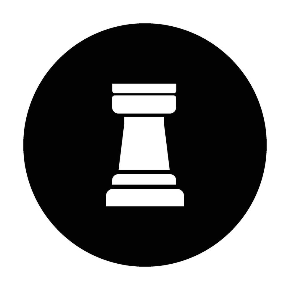 scacchi torre logo vettore