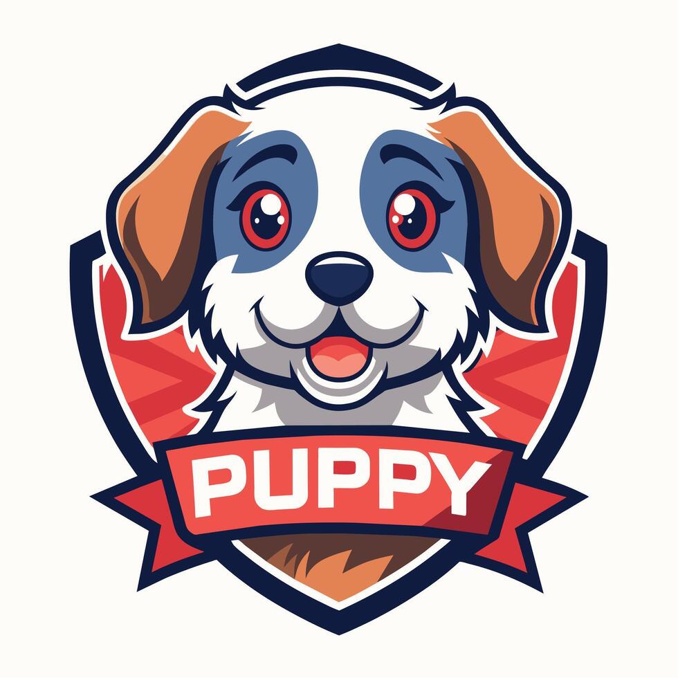 cane logo illustrazione, nuovo moderno stile cane logo vettore