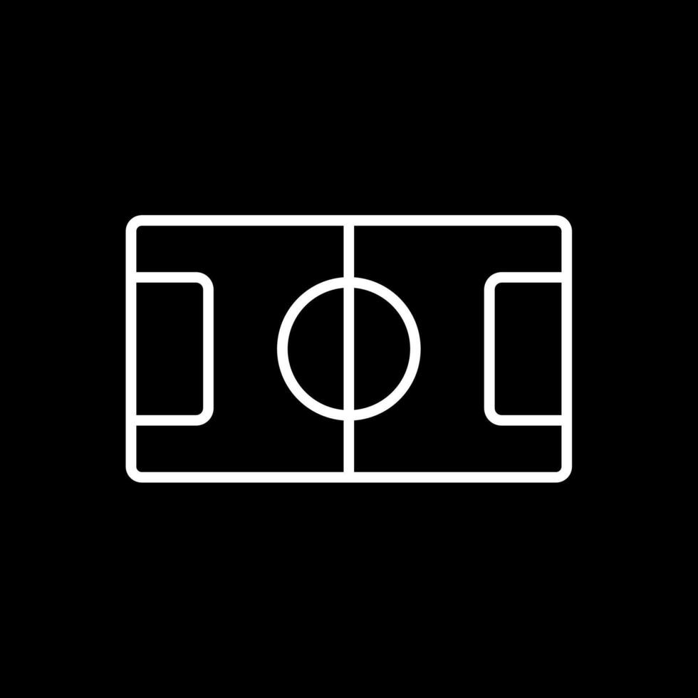 tavolo calcio linea rovesciato icona design vettore
