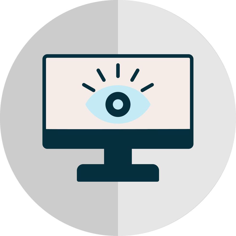 monitoraggio piatto scala icona design vettore