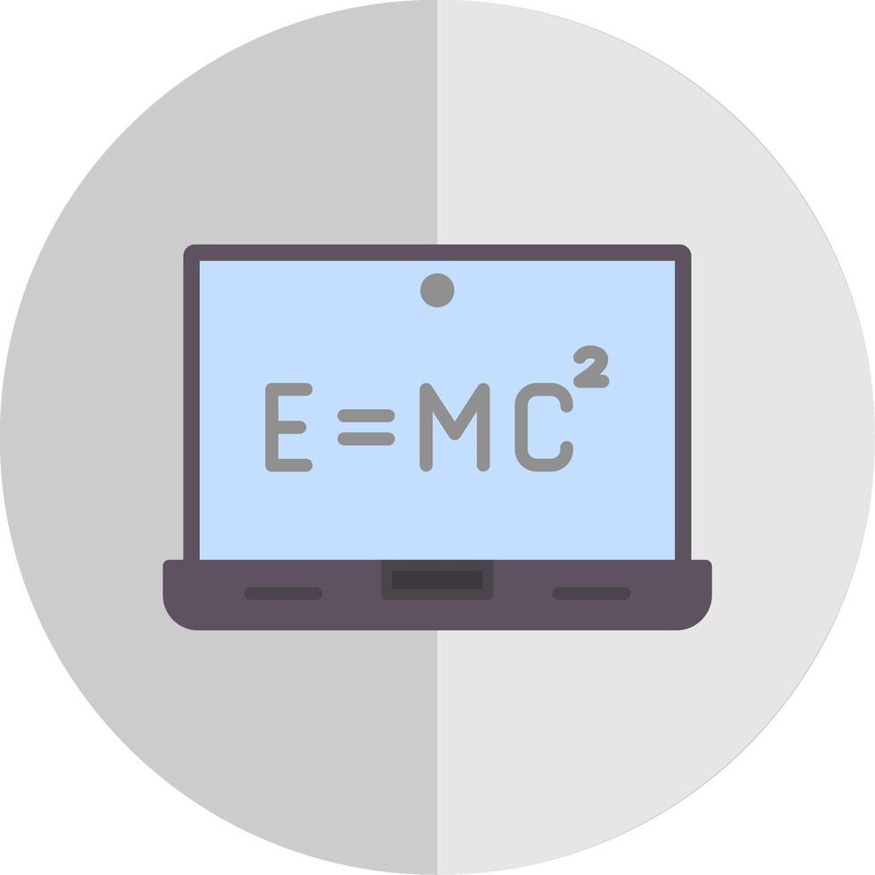 equazione piatto scala icona design vettore