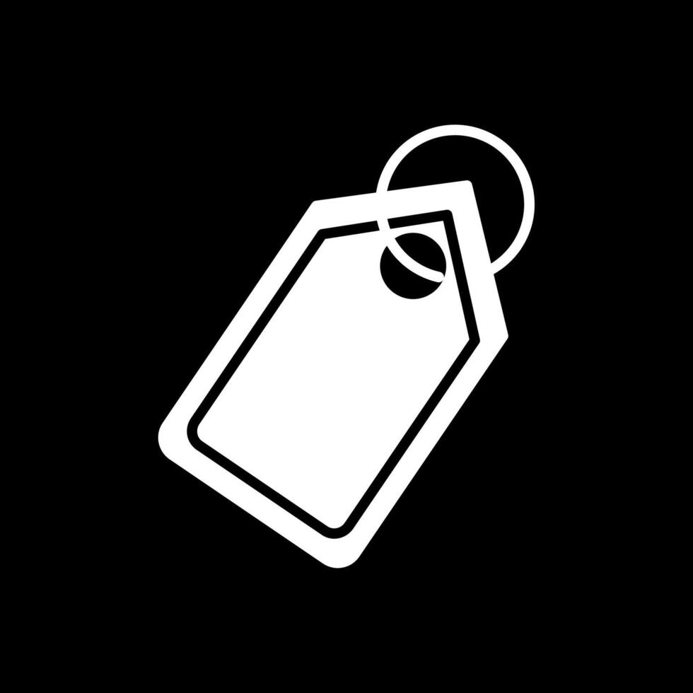 vendita etichetta glifo rovesciato icona design vettore