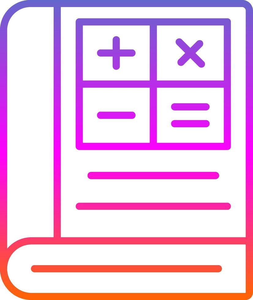 matematica linea cerchio etichetta icona vettore