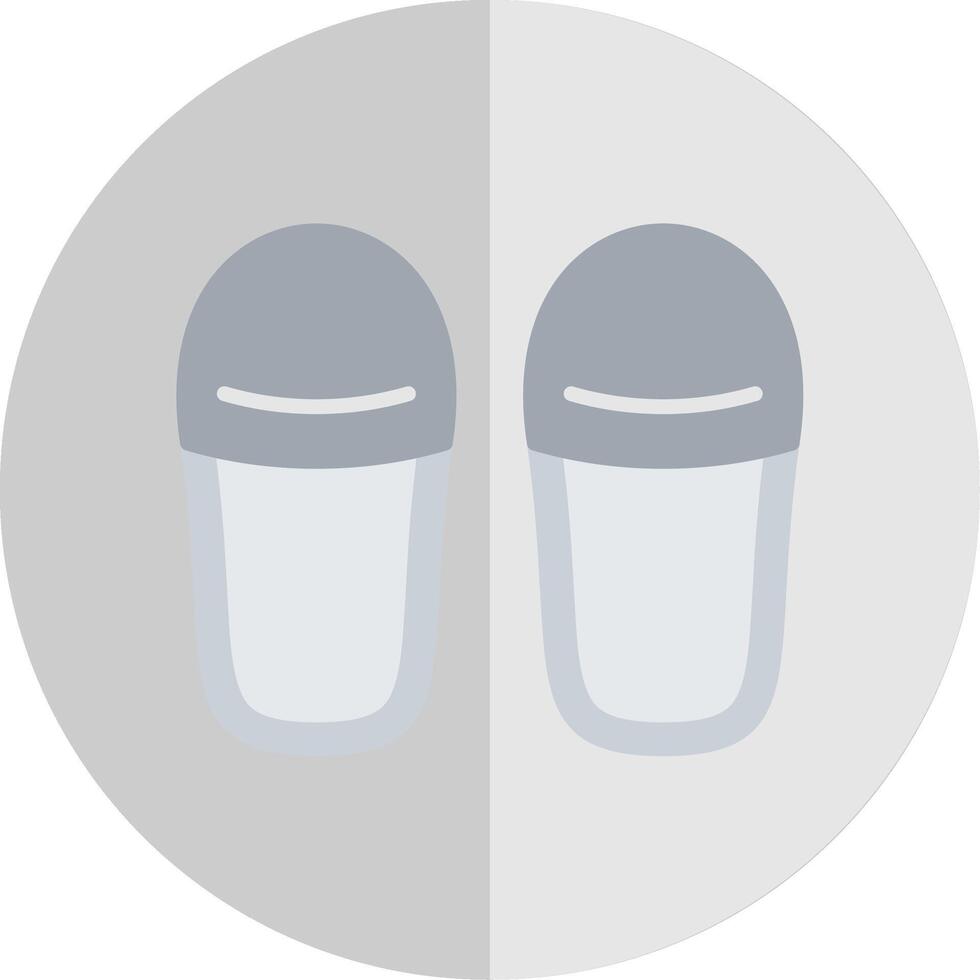 pantofole piatto scala icona design vettore