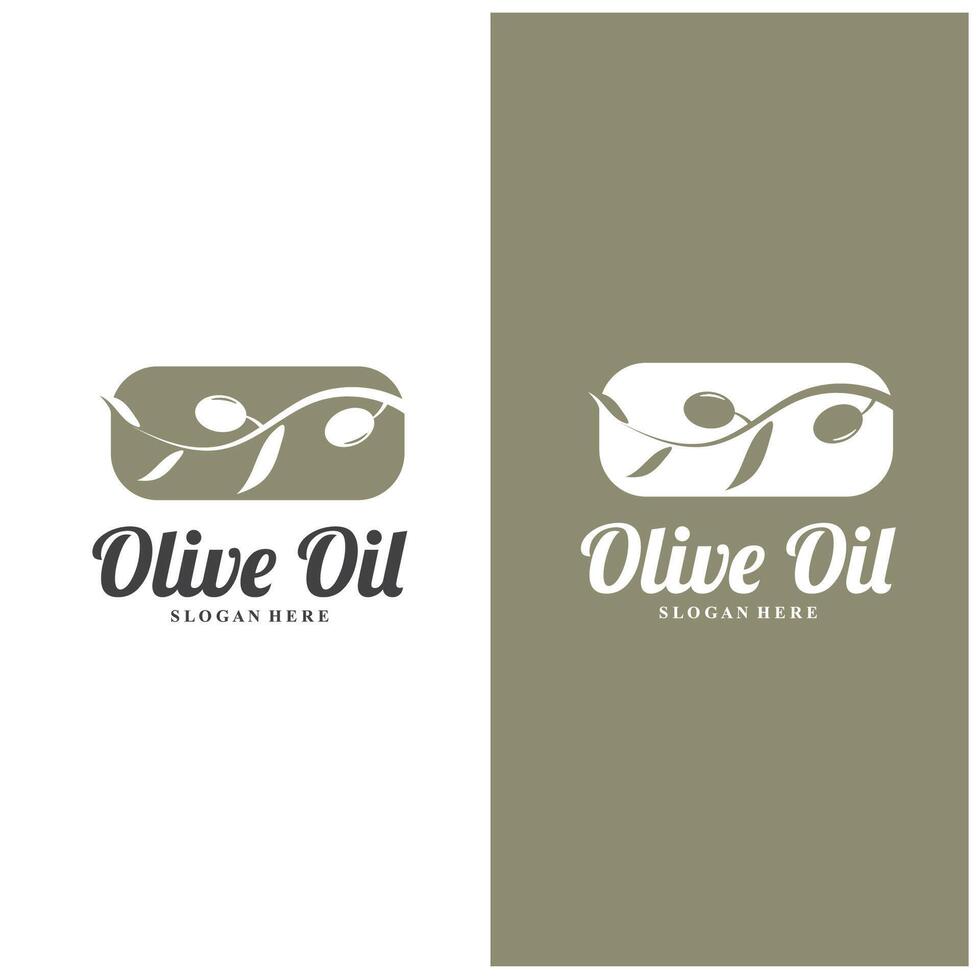 oliva logo oliva olio semplice design design vettore