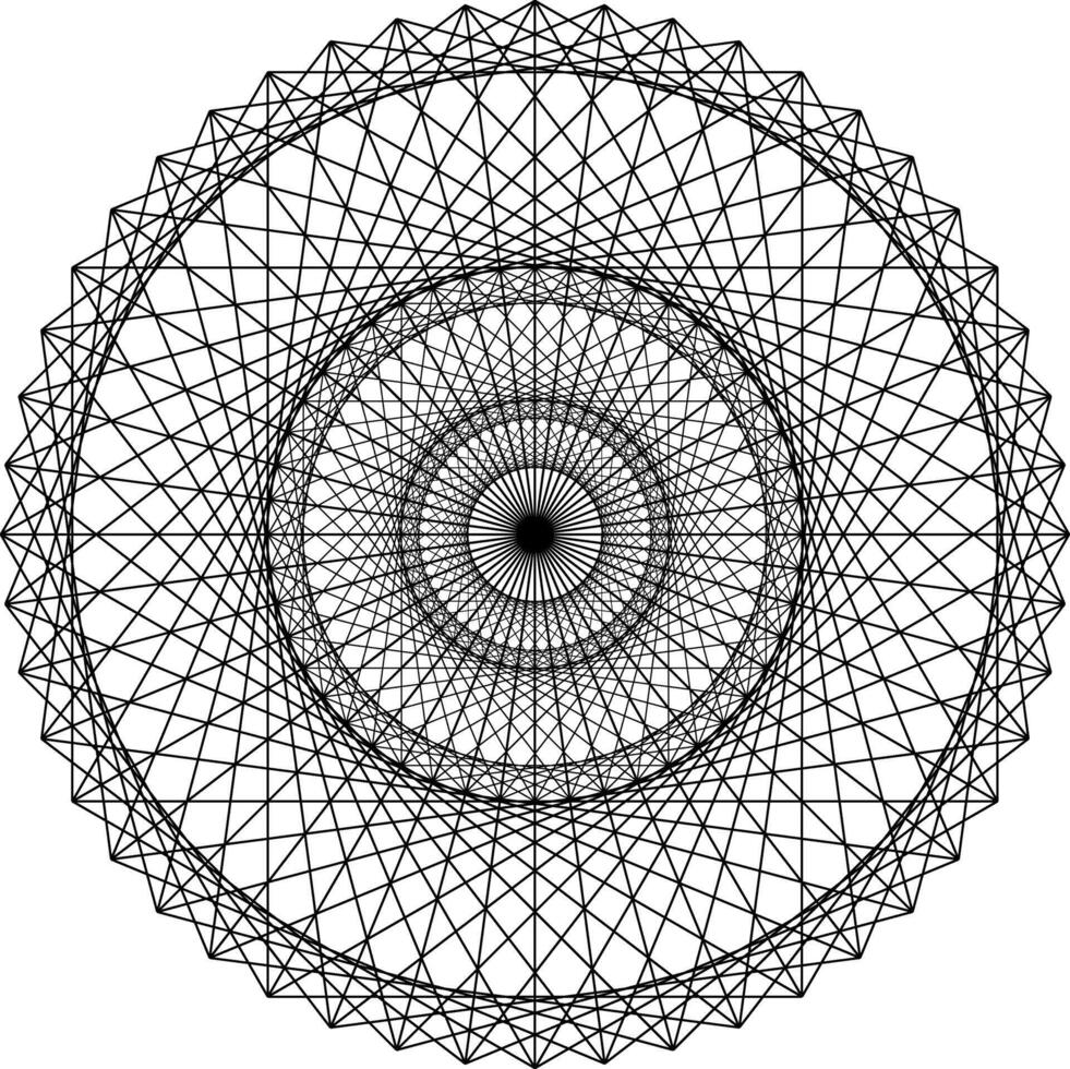 geometrico figura a partire dal sacro geometria elementi. illustrazione. vettore