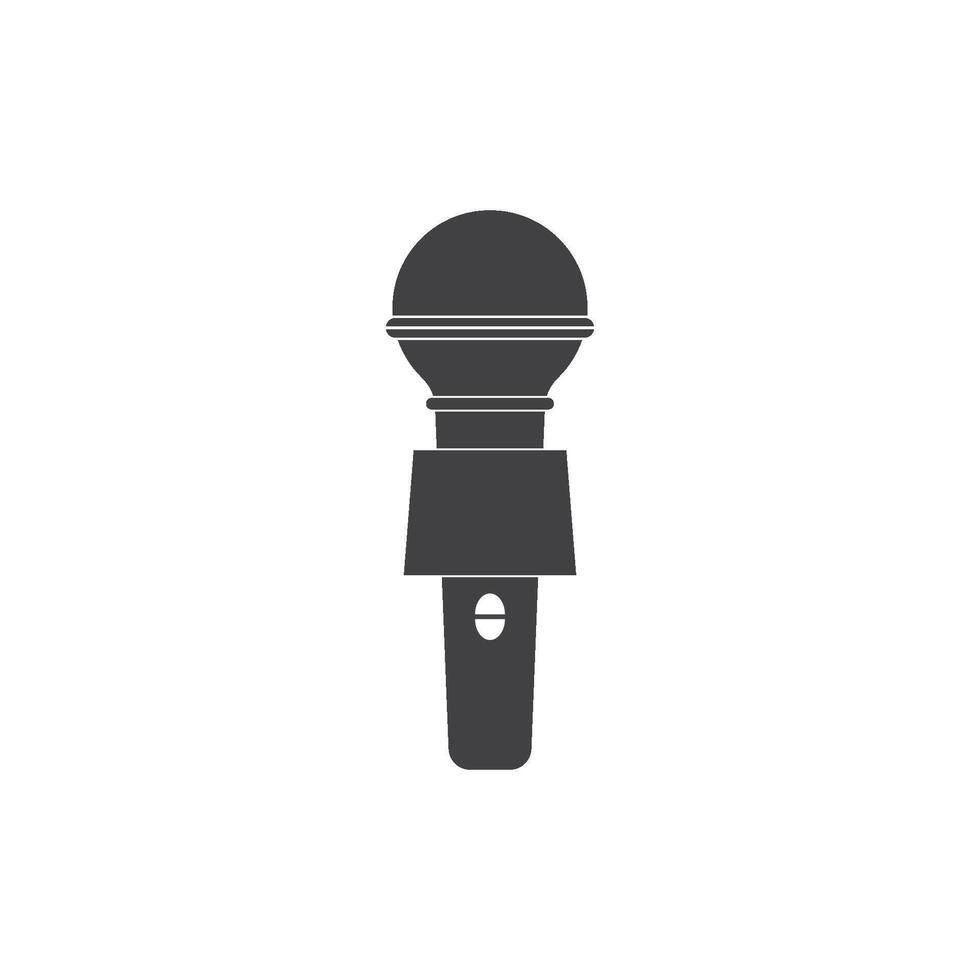 modello icona microfono vettore
