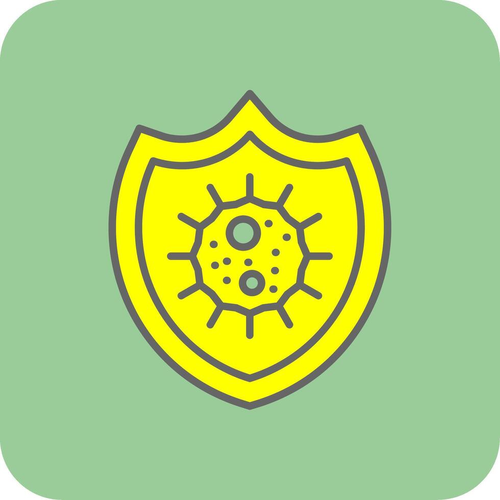 batteri pieno giallo icona vettore