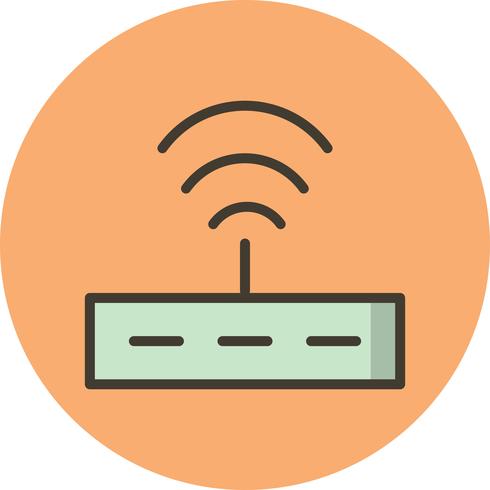 Icona del router di vettore