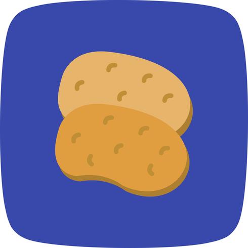 Icona di patate vettoriale