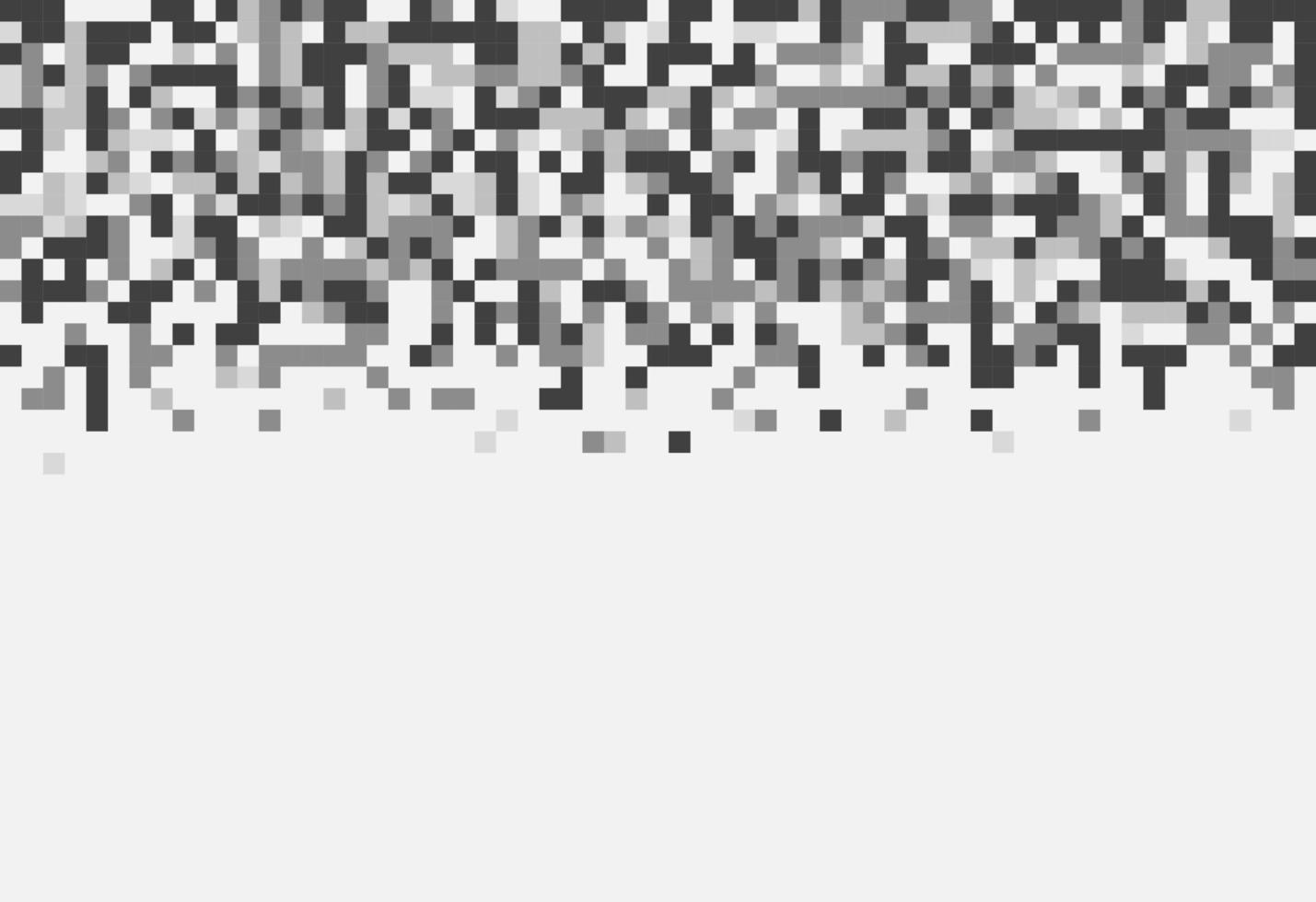 modello astratto di pixel mosaico geometrico. sfondo bianco e nero. disegno vettoriale del tuo modello di banner manifesto volantino grafico