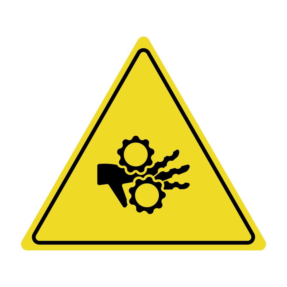 icona simbolo di avvertimento di pericolo vettore