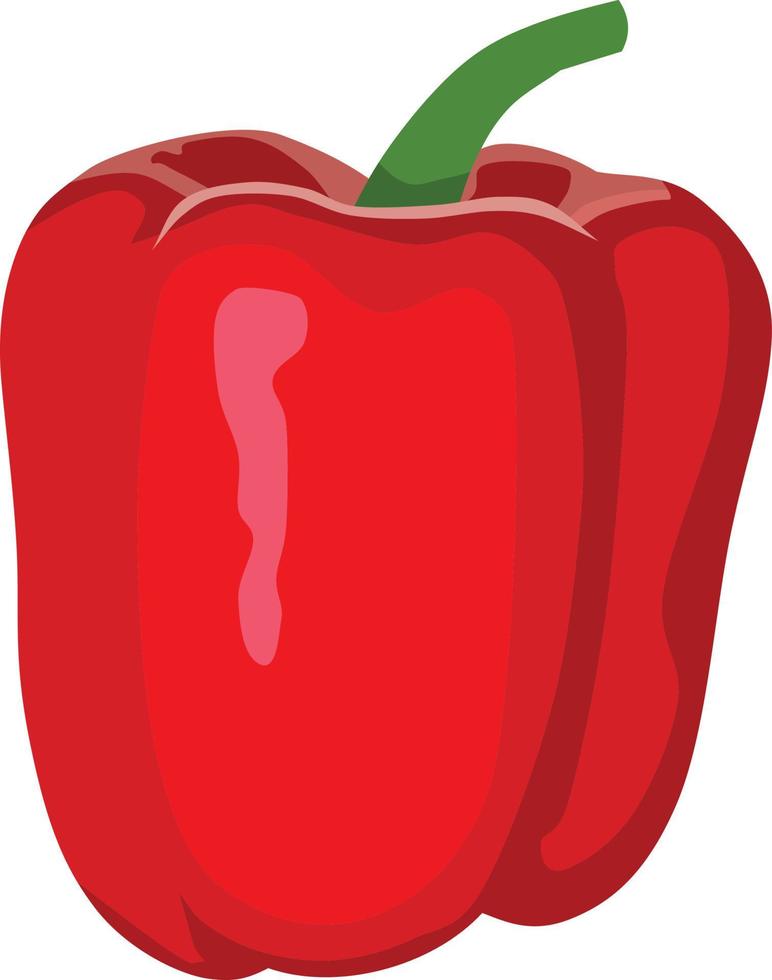 illustrazione vettoriale di frutta di peperone